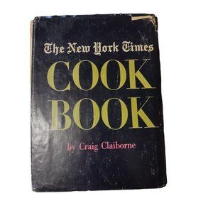 Vintage The New York Times Cookbook Craig Claiborne 1961 Hardcover  W/ Dust Cove